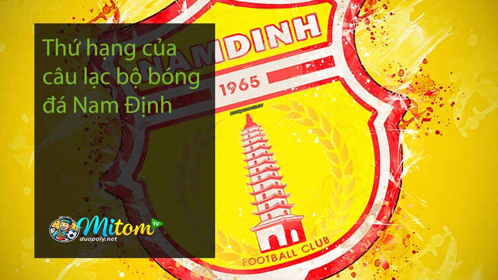 Thứ hạng của câu lạc bộ bóng đá Nam Định